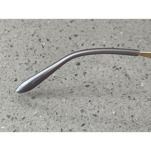 TURA Eyeglasses Mod. 154 CHA Gold Oval Full Rim Eyeglasses Frames ONLY 53-17-135 - Picture 9 of 13